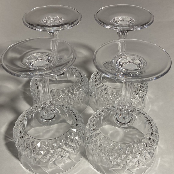 Longchamp Dining Vintage Longchamp Cristal D Arques Set Of Four